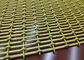 Architectural Flat Crimped Woven Wire Mesh 310S 2205 Decorative Wire Grille Panels